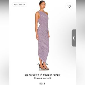 Diana Gown in Powder Purple
Norma Kamali